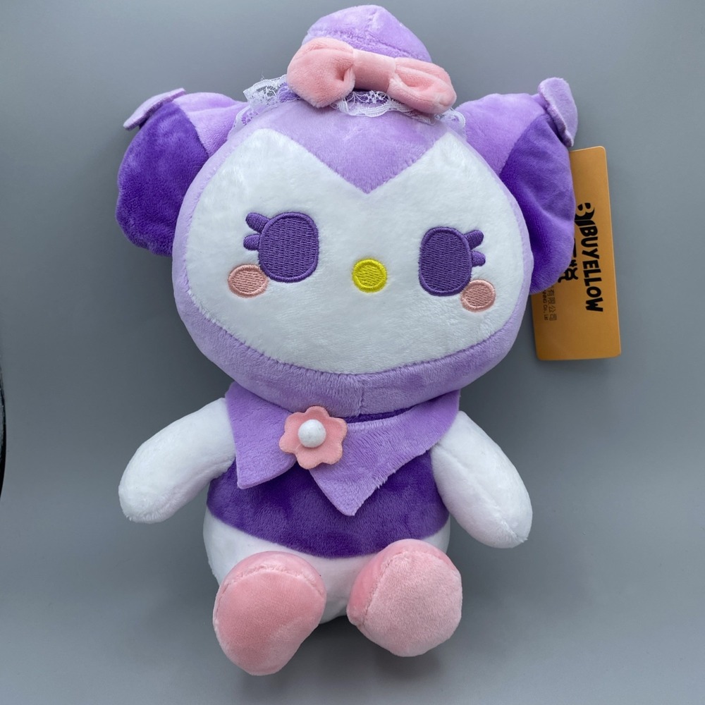 Hello Kitty Good‎ Kuromi Plush 9.5" Cat Sanrio Stuffed Animal Collectable